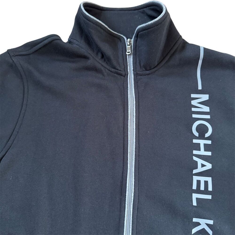 Michael Kors Black Zip Front Jacket Men's Size Large - Picture 2 of 6